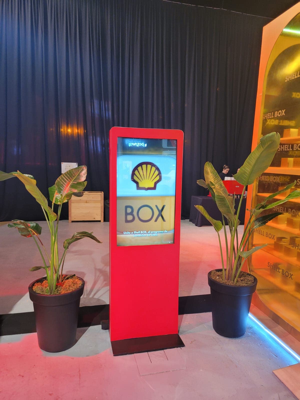 Shell: eventos, vista principal