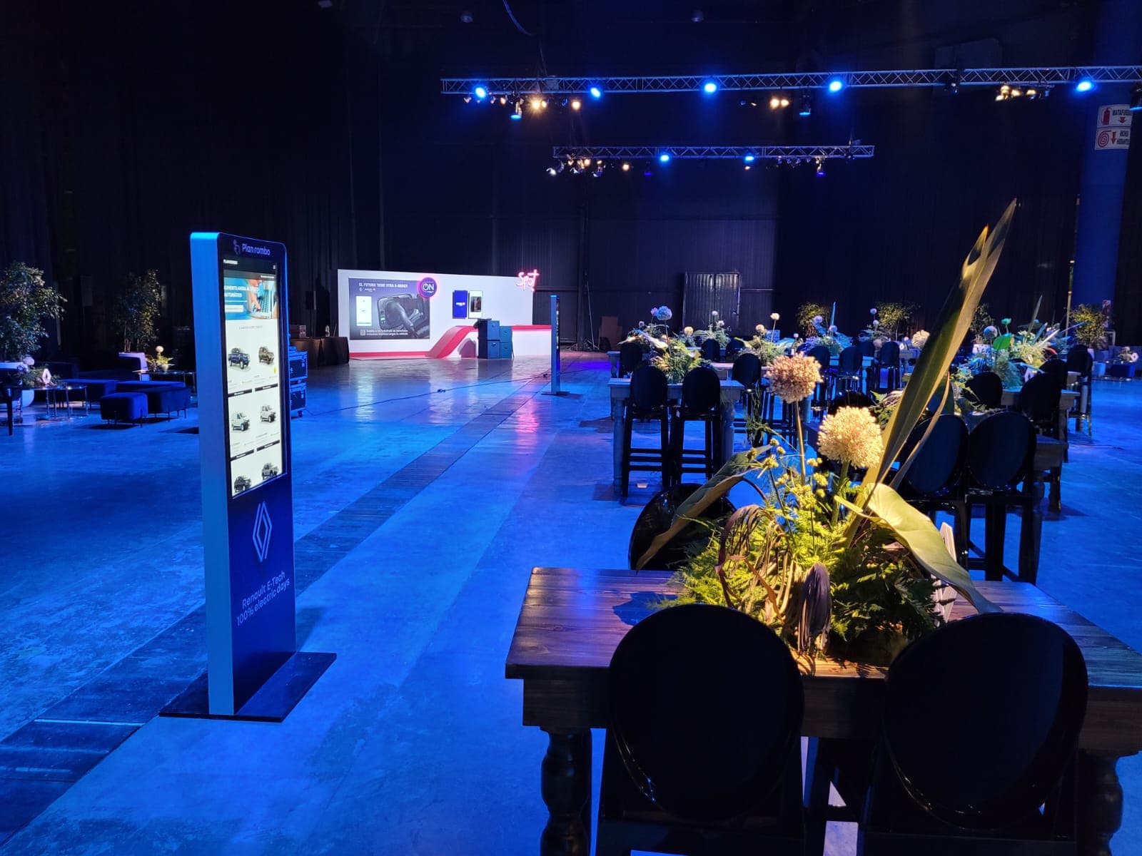 Renault: eventos, vista principal