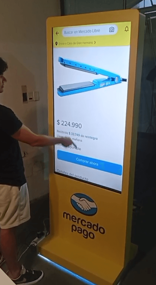Mercado Pago: experiencias interactivas, vista 3