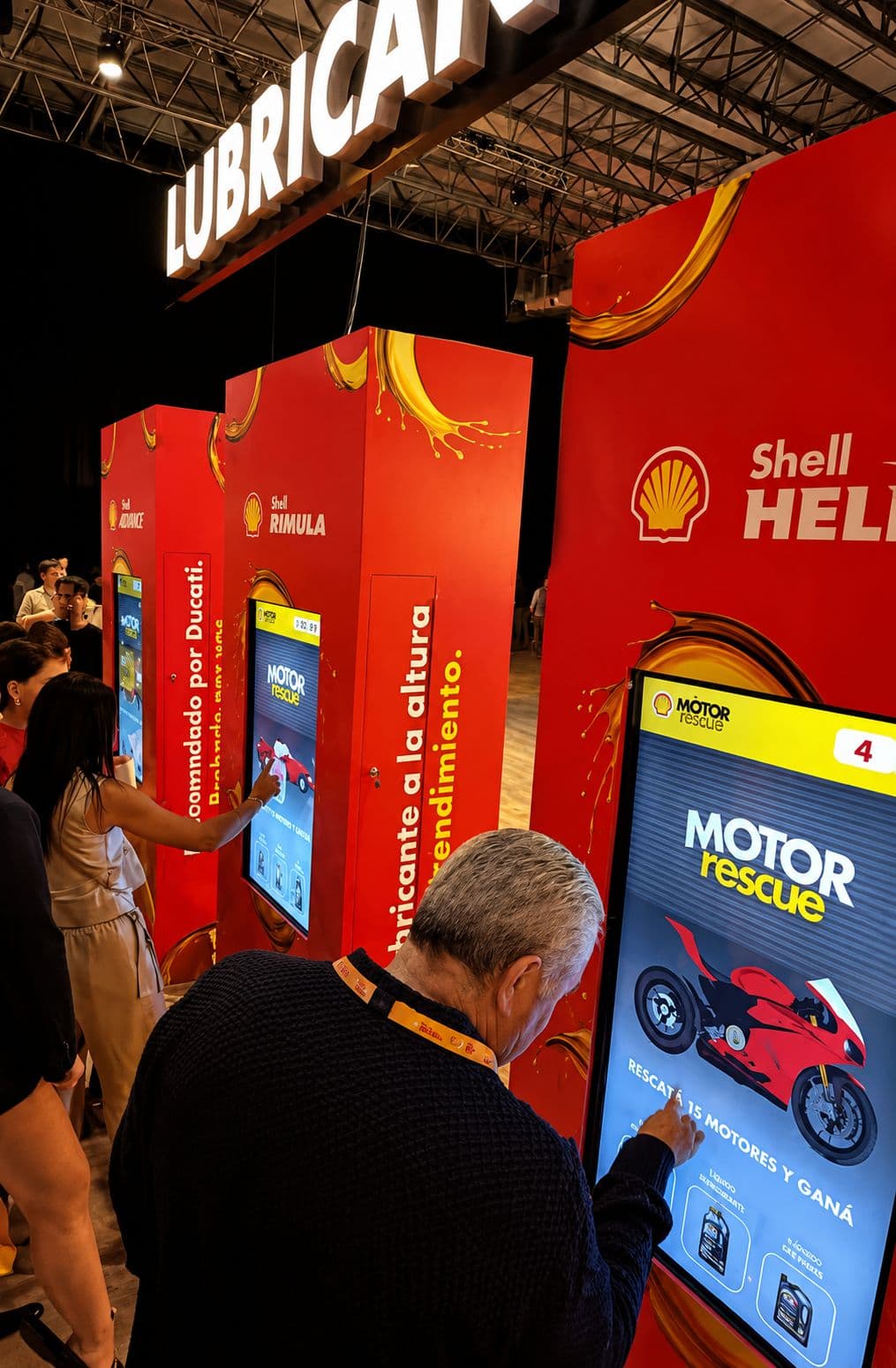 Shell: experiencias interactivas, vista 3
