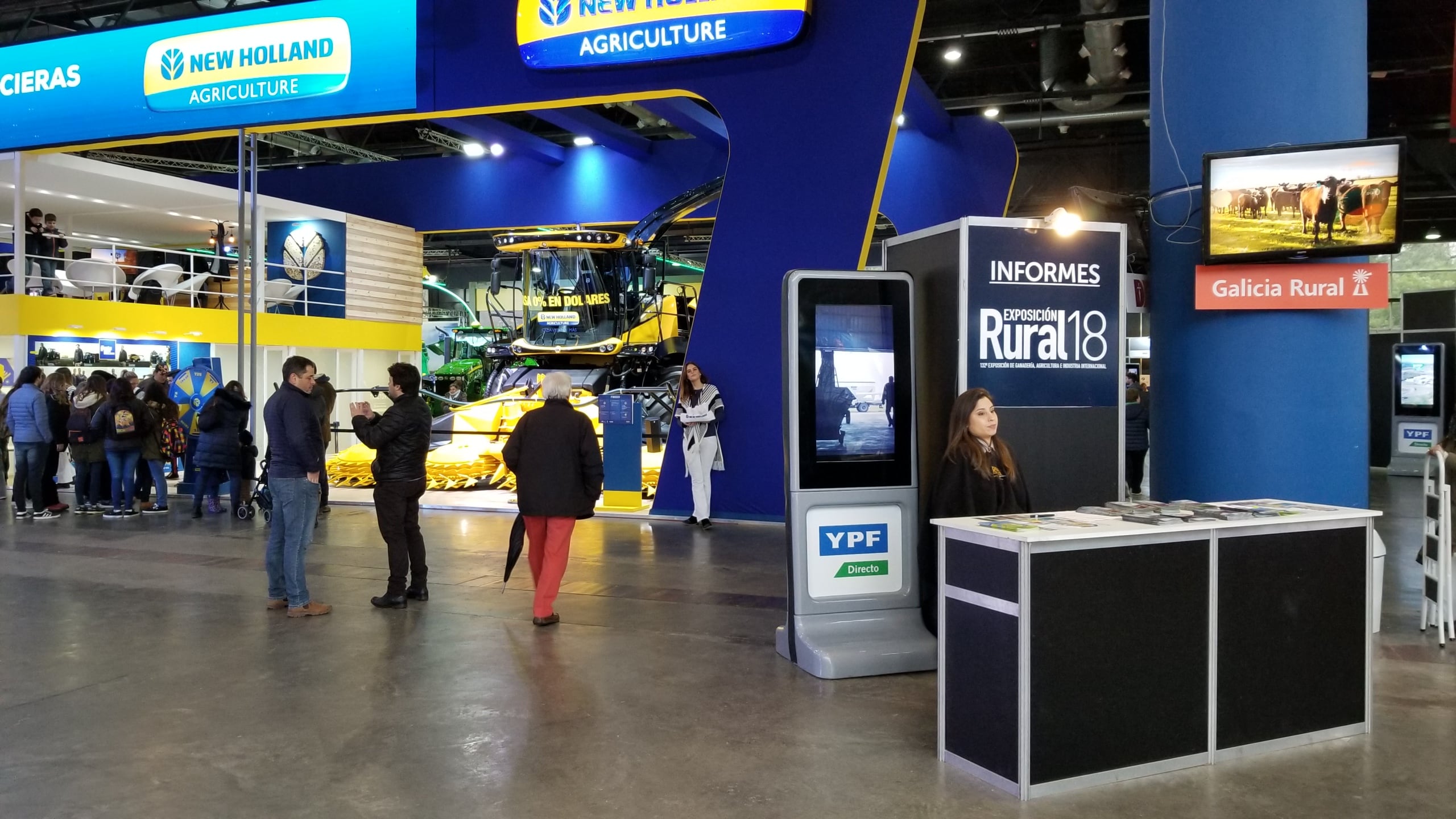 YPF: eventos, vista principal