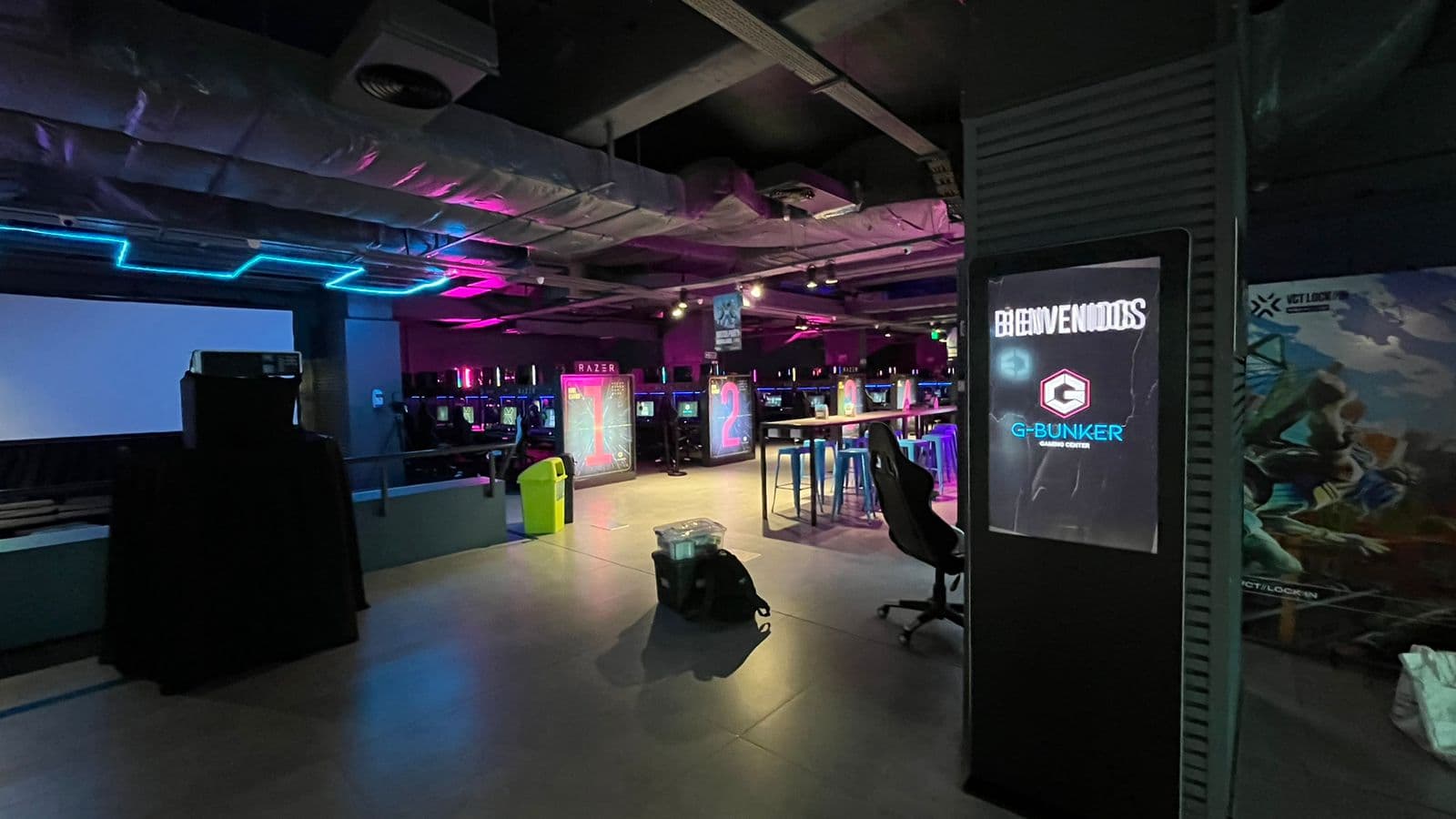 G-Bunker: señalética digital, vista 5